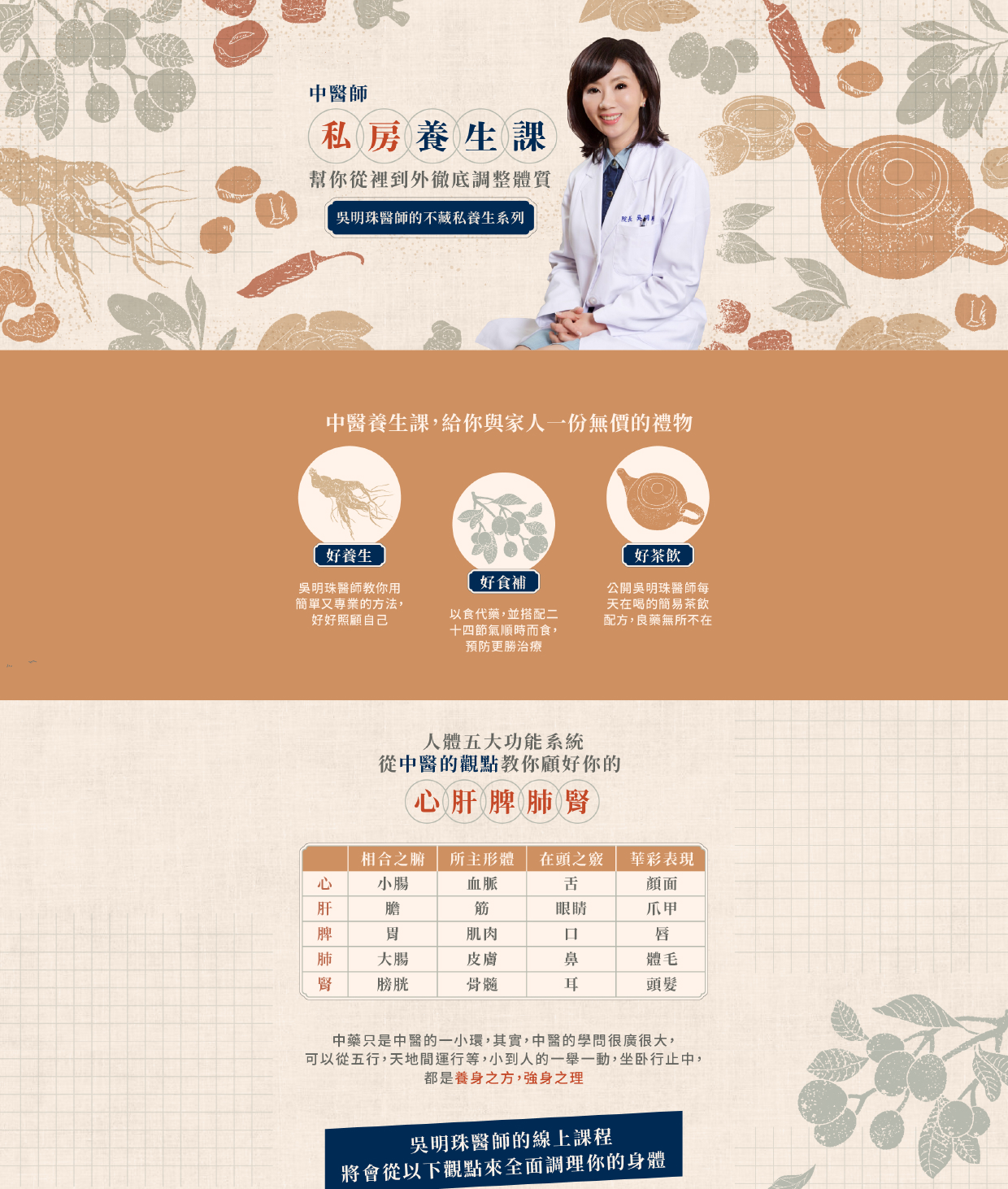 吳明珠中醫學院線上課程 線上課程平台推薦範例